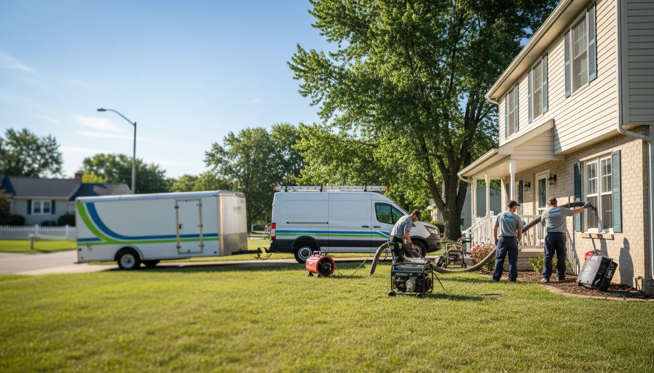 Flooded Basement Restoration And Cleanup With Repair in Jacob, IL near me
